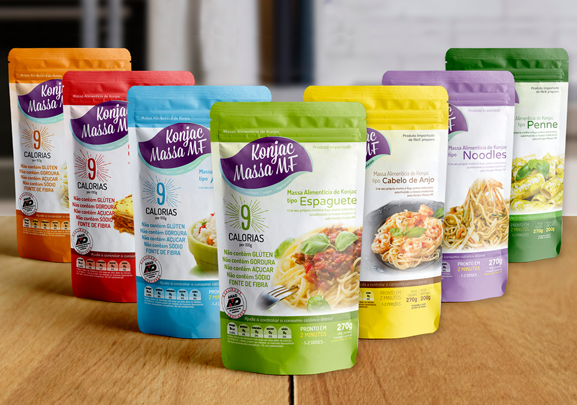 Massas Konjac MF, as massas amigas da saúde e da boa forma