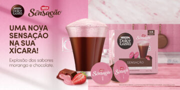 NESCAFÉ® Dolce Gusto® apresenta a combinação perfeita entre os sabores morango e chocolate com a nova cápsula Chococino Sensação