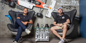 Ian Faria, cofundador e CEO da Mecanizou e André Simões, cofundador